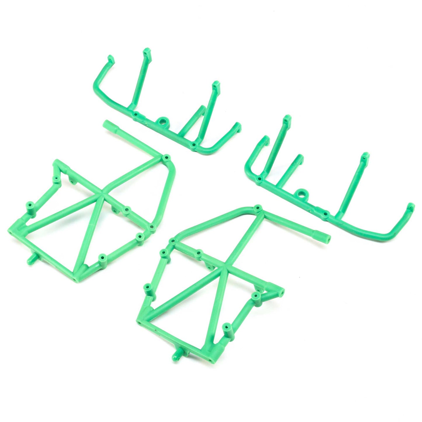 Losi Side Cage and Lower Bar, Green: LMT LOS241039