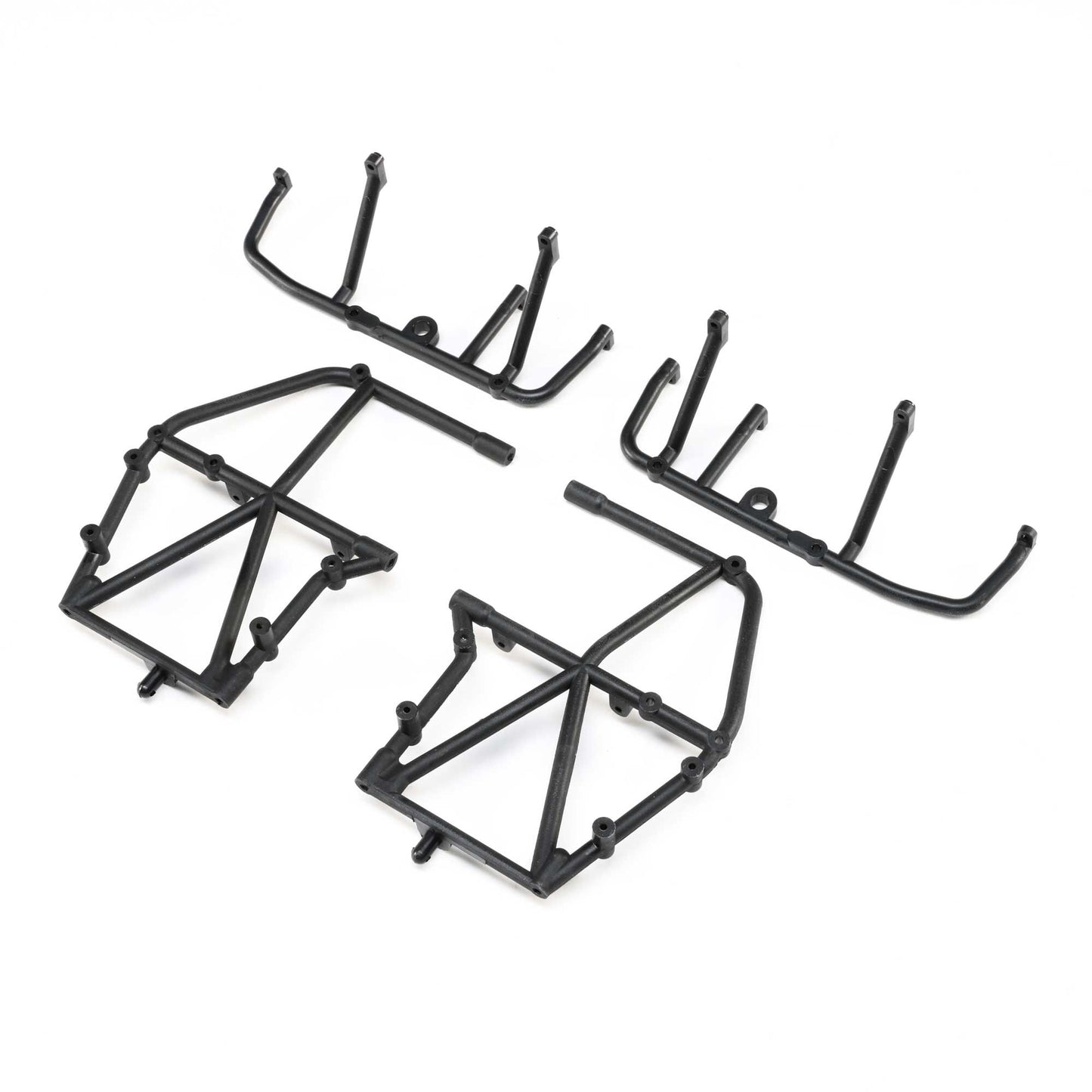 Losi Side Cage and Lower Bar, Black: LMT LOS241040
