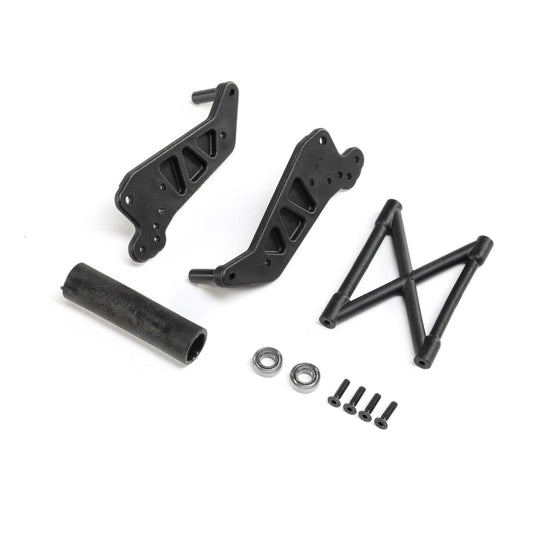 Losi Wheelie Bar Set, Black: LMT LOS241052