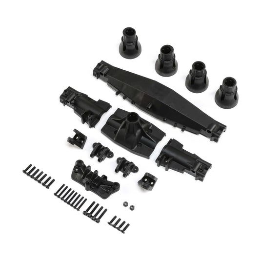 Losi Axle Housing Set Complete, Rear: LMT LOS242030