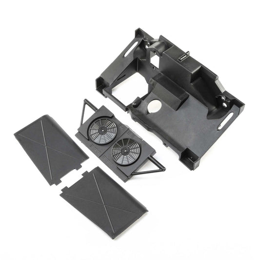 Losi Rear Bulkhead, Fan Panel, MudGuards:Super Baja Rey LOS251056