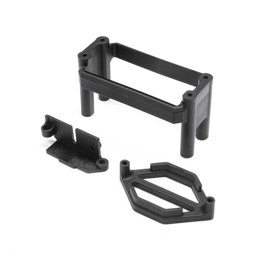 Losi ESC & Servo Mount: 8X Super Lasernut LOS251131
