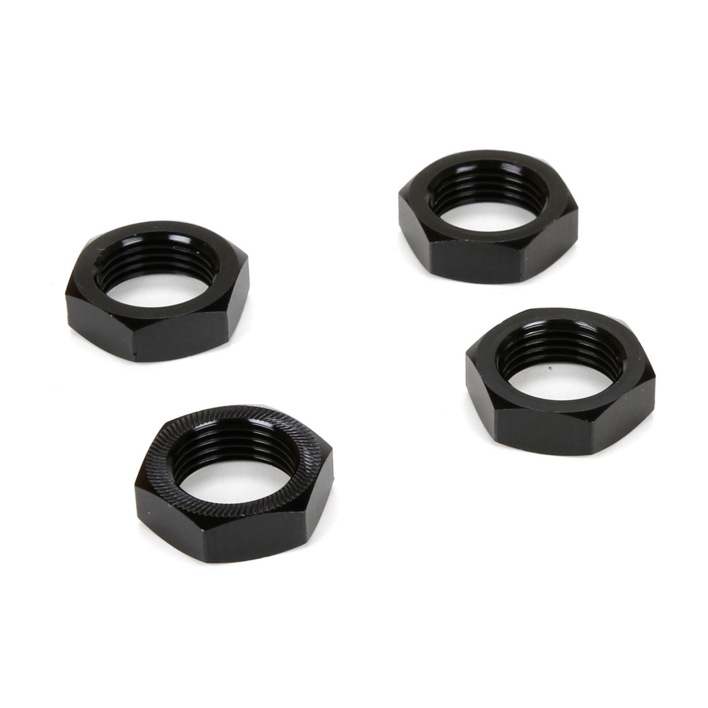 Losi Wheel Nut, Black (4): MTXL LOS252051