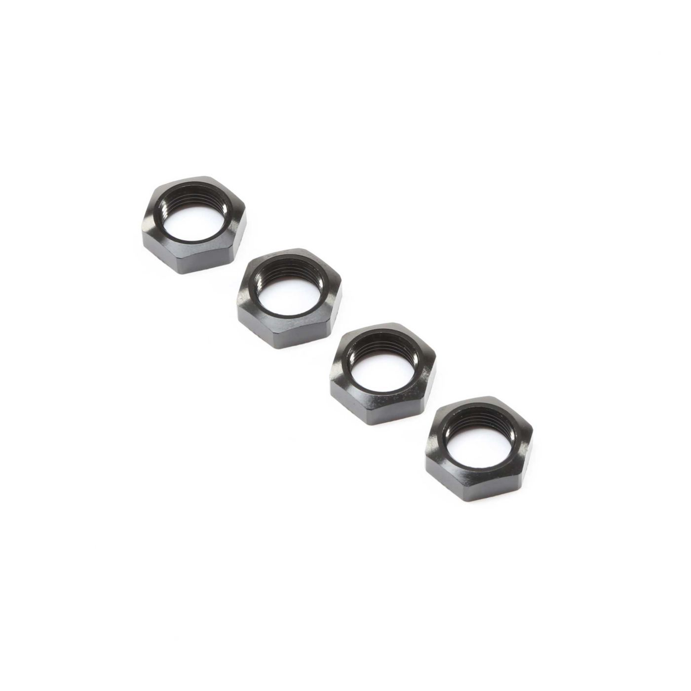Losi Wheel Nut, Black (4): Super Baja Rey LOS252078