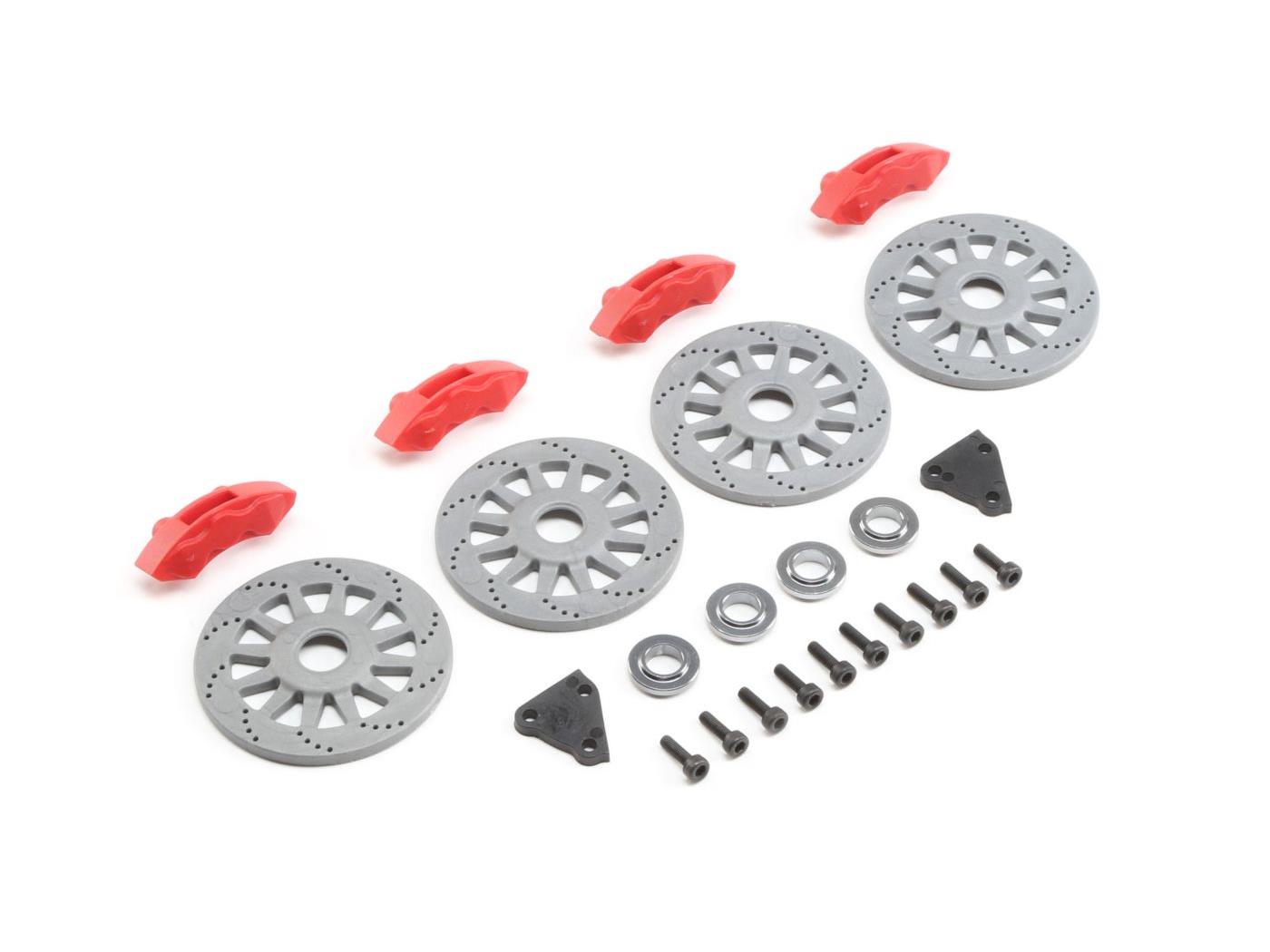 Losi Rotor, Caliper Set: SuperRockRey LOS252109