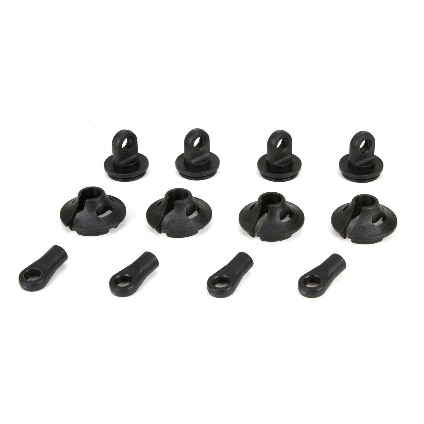 Losi Spring Cups/Clips/Shock Ends (2): 1:5 4wd DB XL LOS253006