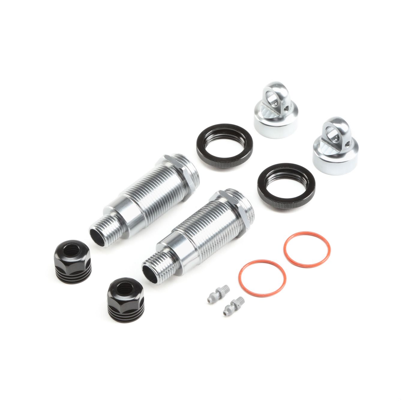 Losi Shock Body and Collar Set, Front (2): SuperRockRey LOS253022
