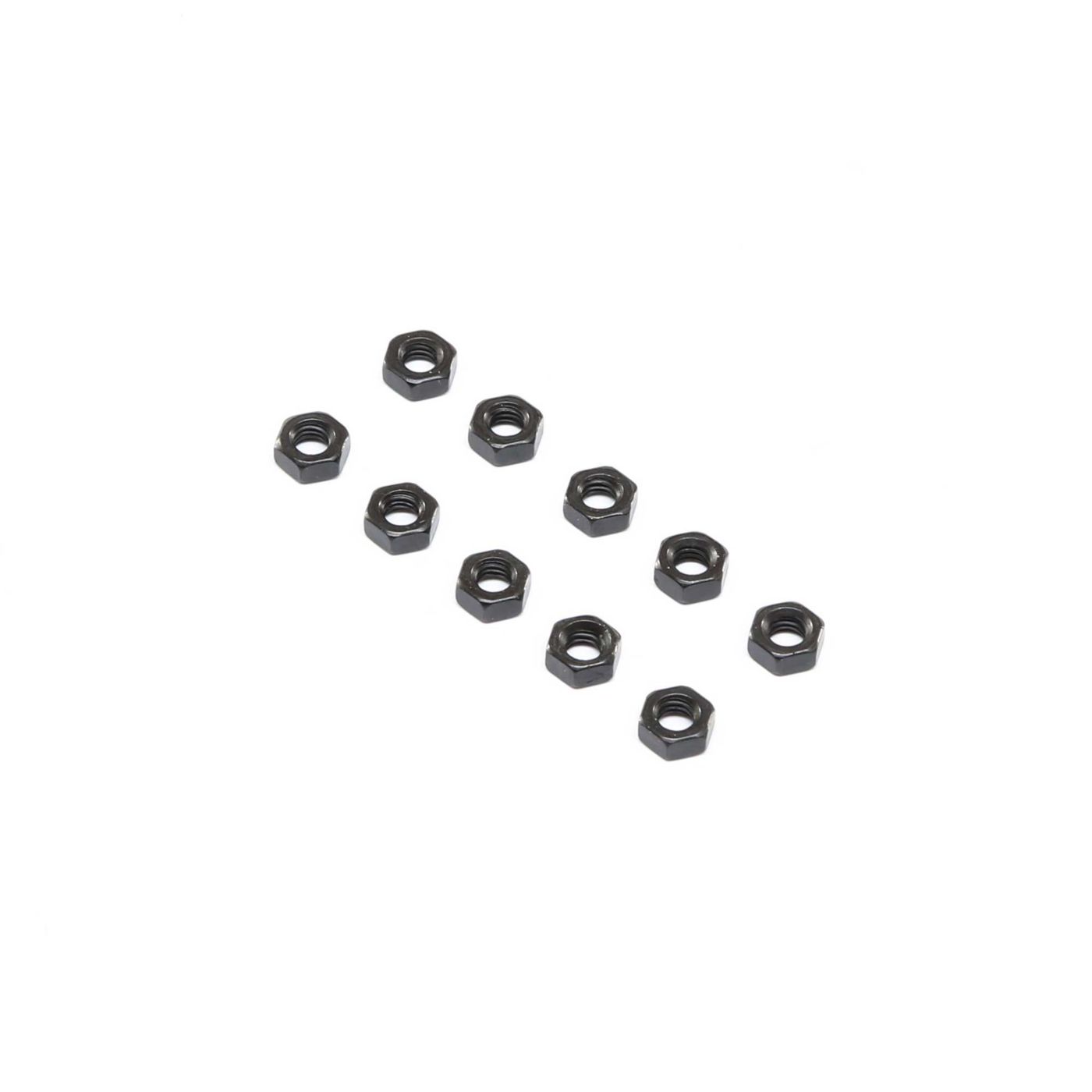 Losi Flat Nut, Stl, M4 (10) LOS255024