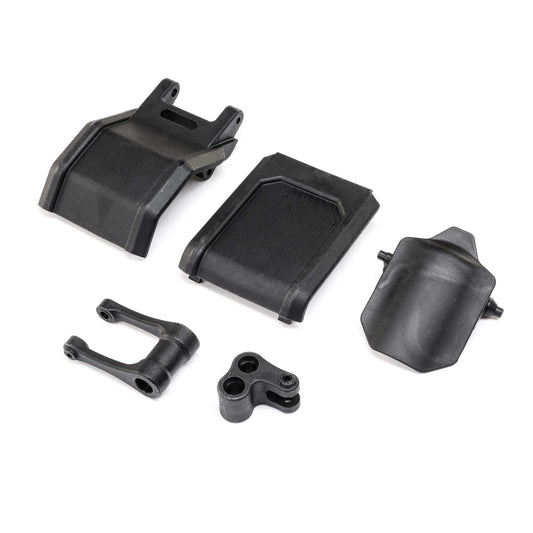 Losi Pull Rod, Knuckle & Skid Plates: PM-MX/SM LOS264001