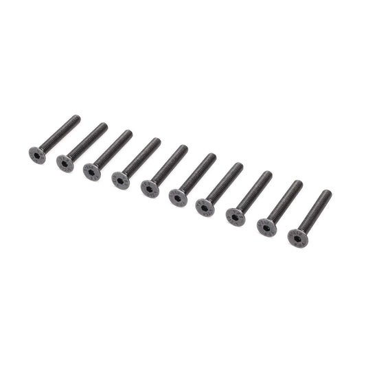 Losi Flat Head Screws, M4 x 30mm (10) LOS265002