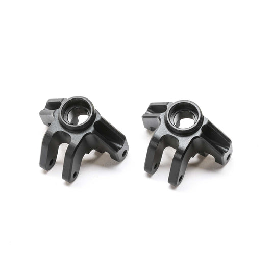 Losi Aluminum Steering Spindle Set, Black: Mini LMT LOS314007