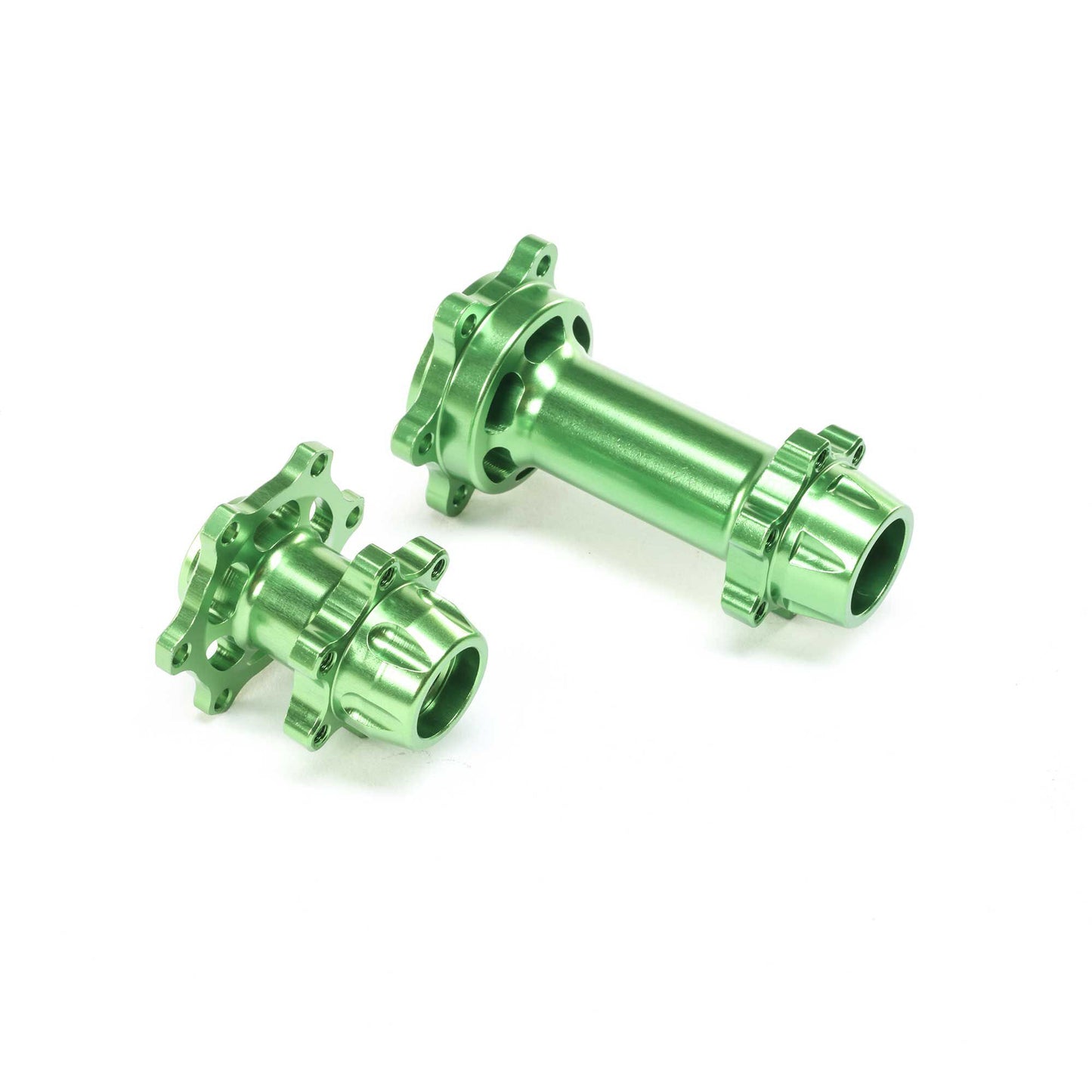 Losi Aluminum Hub Set, Machined, Green: PM-MX/SM LOS362002
