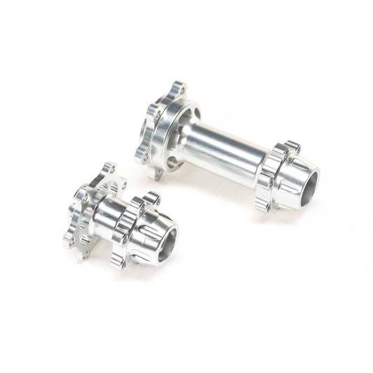 Losi Aluminum Hub Set, Machined, Silver : PM-MX/SM LOS362005