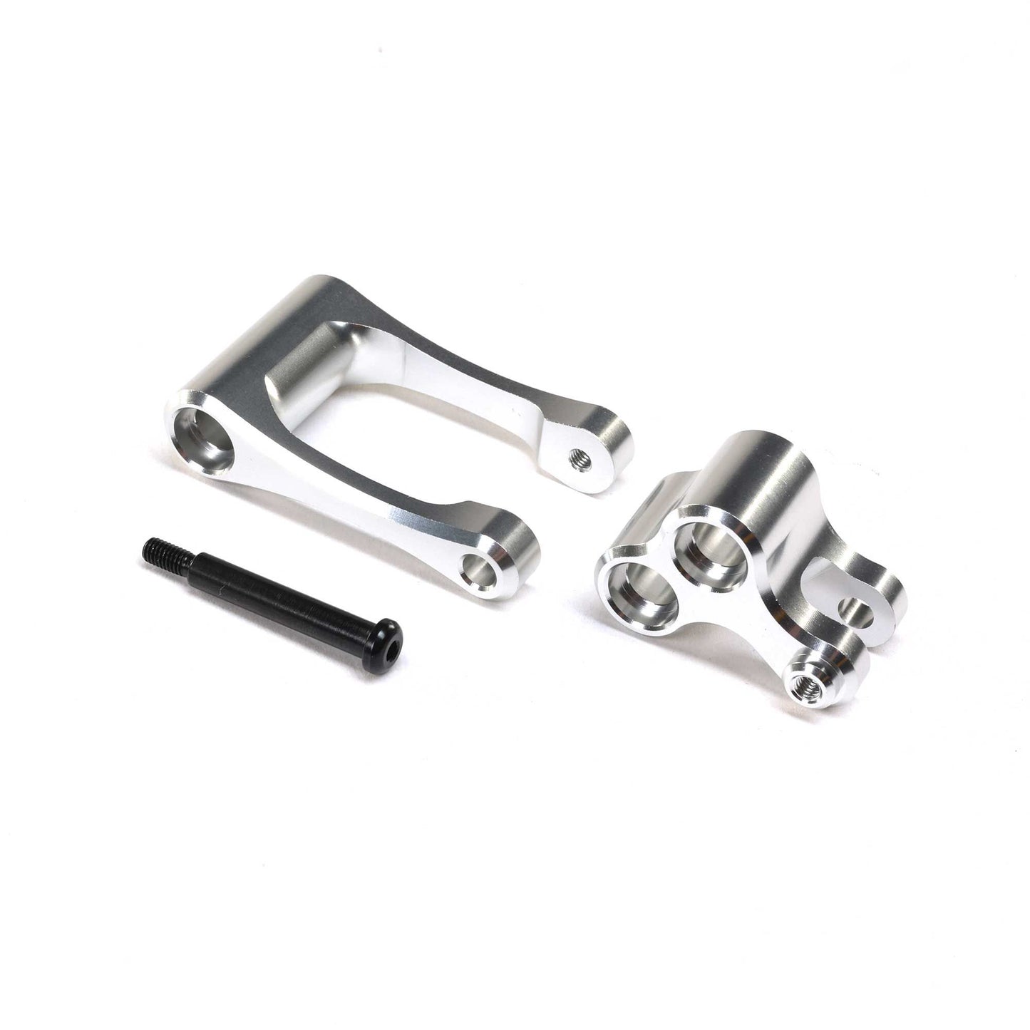 Losi Aluminum Knuckle & Pull Rod, Silver: PM-MX/SM LOS364001