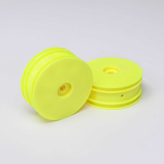 Losi Front Wheel, Yellow (2): Mini-B LOS41027