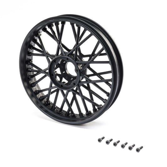 Losi Front Wheel Set, Black: Promoto-MX LOS46000
