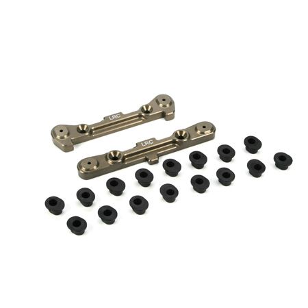 Losi LRC Adj Rear Hinge Pin Brace w/Inserts: 8B/T 2.0 LOSA1759
