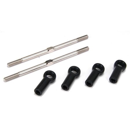 Losi Turnbuckles, 5 x 107mm with Ends LOSA6546