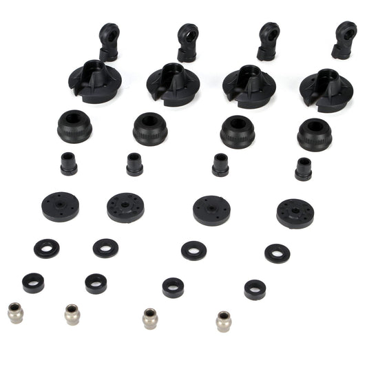 Losi Shock Plastics & Balls (4): 5IVE-T, MINI WRC LOSB2855