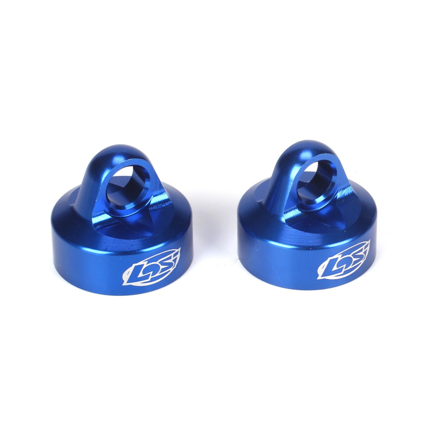 Losi Shock Caps, Blue (2): 5IVE-T, MINI WRC LOSB2858