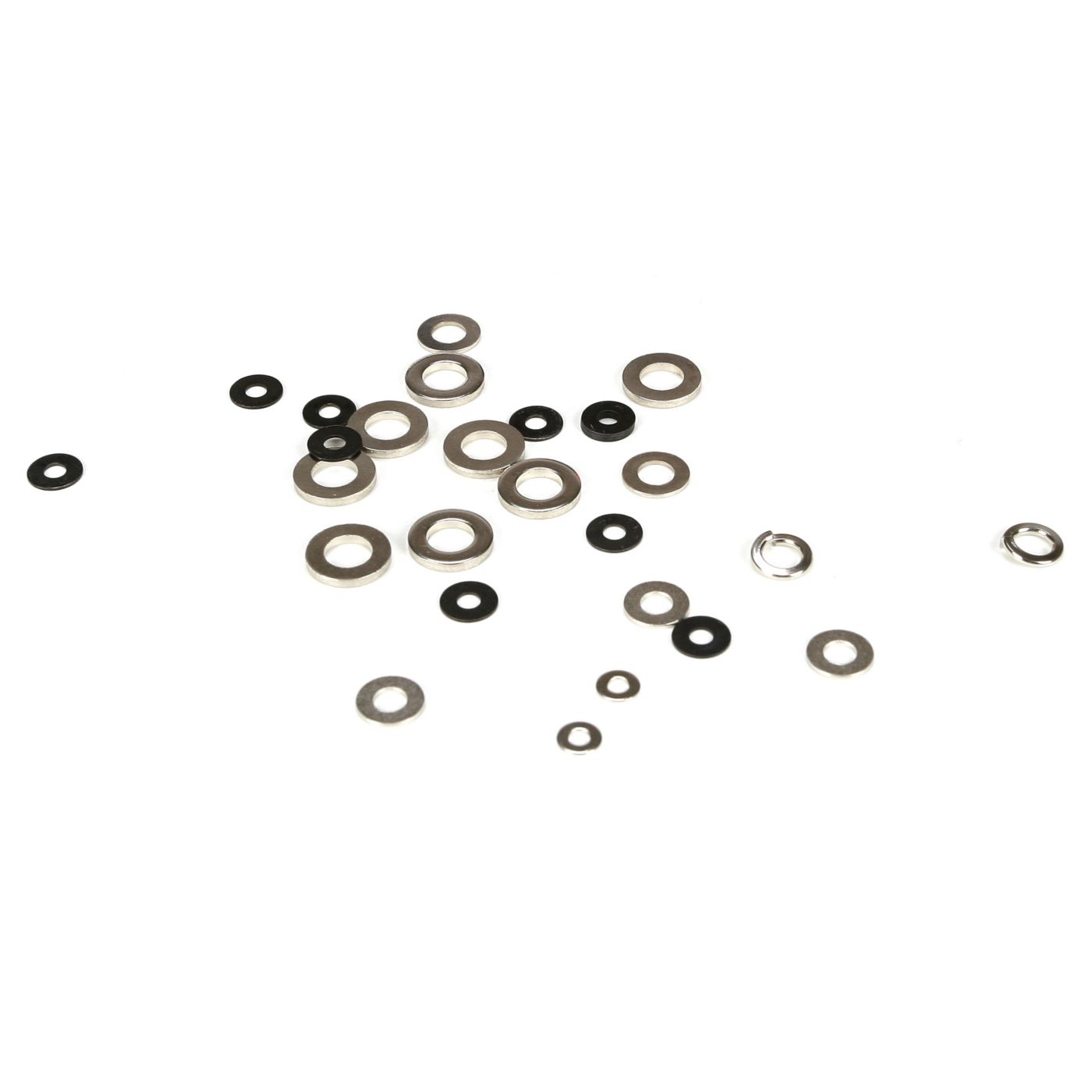 Losi Washer Assortment, 6 sizes (27): 5IVE-T,MINI WRC LOSB6535