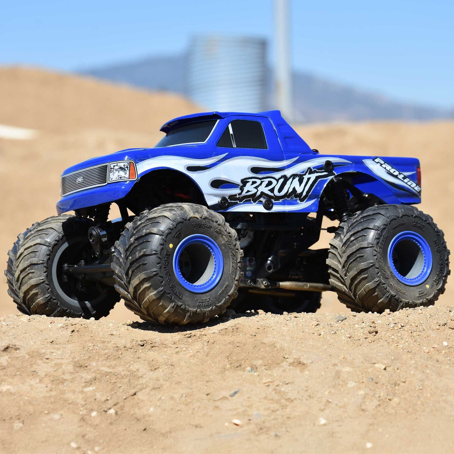 Pro-Line Racing Pre-Cut Brunt Tough-Color Blue Body Losi Mini LMT 1:18 PRO365813