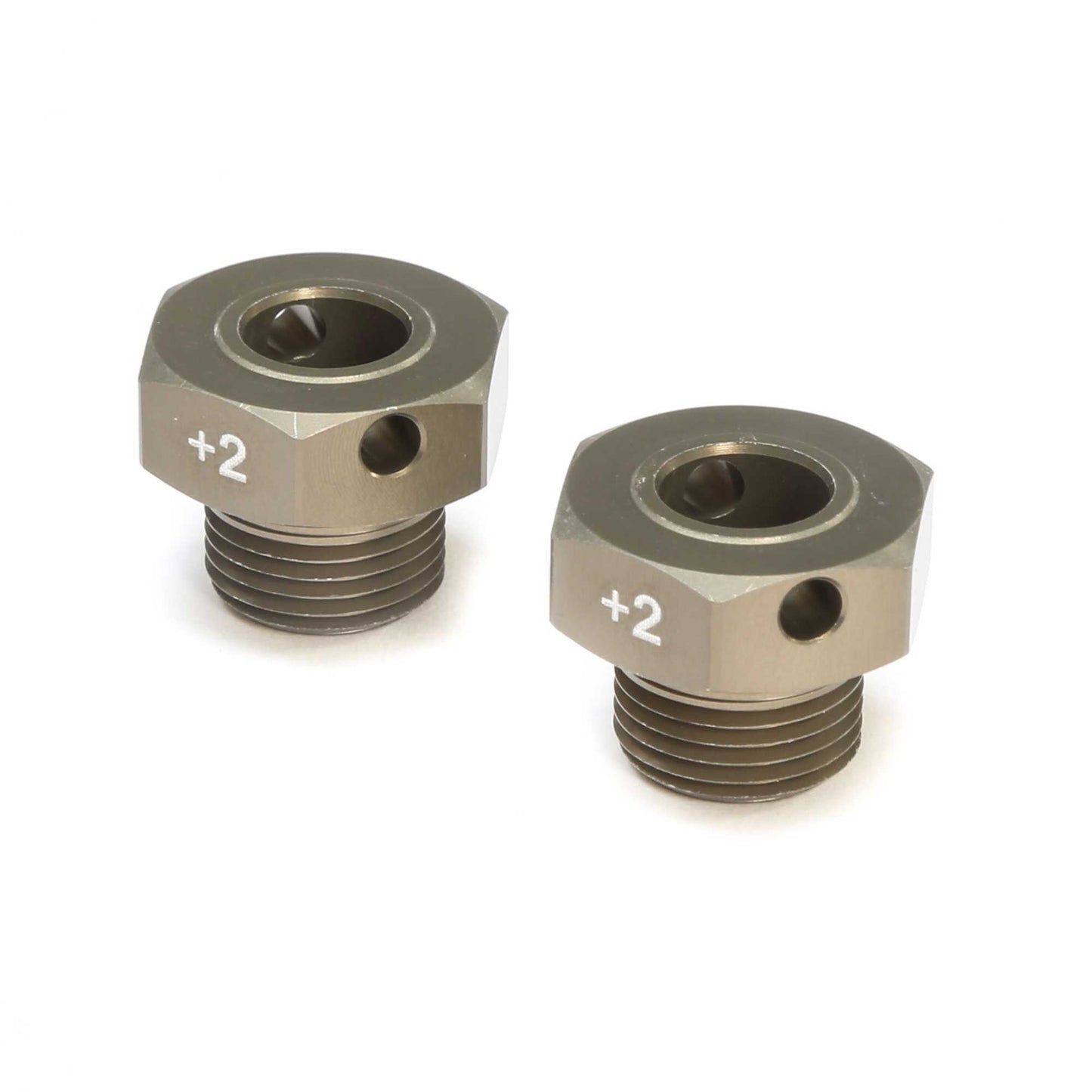 TLR Wheel Hexes, 2mm Wider (2): 8X TLR-1331