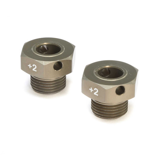TLR Wheel Hexes, 2mm Wider (2): 8X TLR-1331