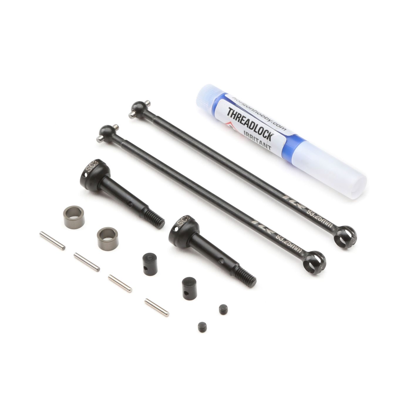 TLR CVA Driveshaft Set Complete, 93.25mm: 22SCT 3.0 TLR232063