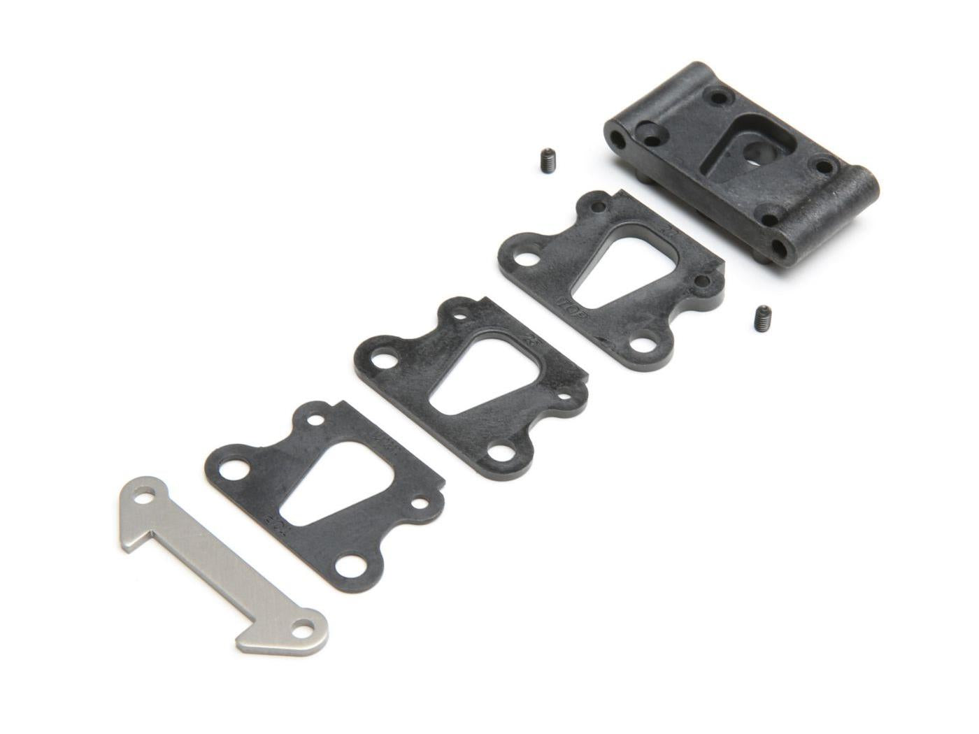 TLR Front Pivot, w/Brace & Kick Shims: All 22 TLR234109