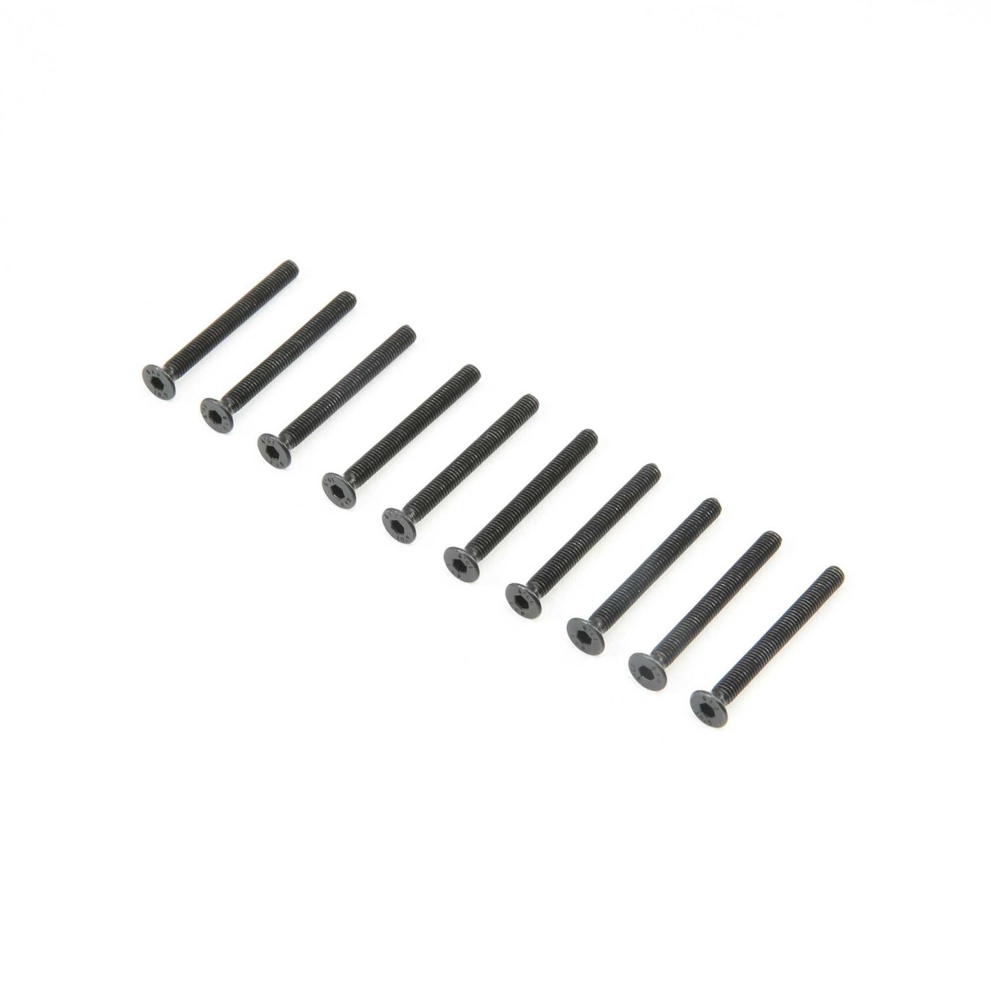 TLR Flat Head Screws, M3 x 30mm (10) TLR235009