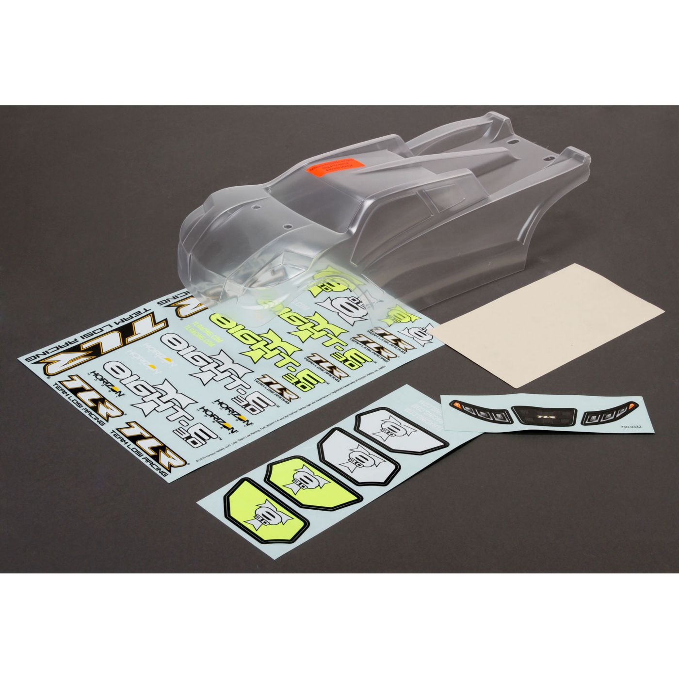TLR Body, Clear: 8IGHT-T E 3.0 TLR240006