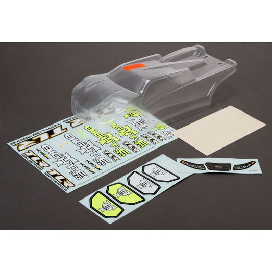 TLR Body, Clear: 8IGHT-T E 3.0 TLR240006