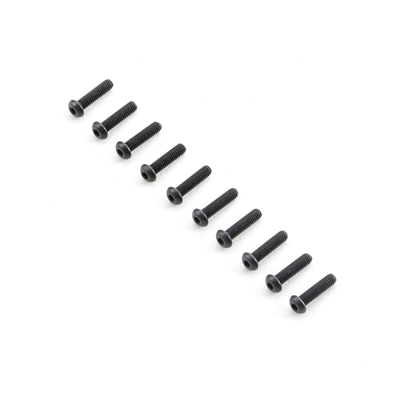 TLR Button Head Screws, M2.5x10mm (10) TLR255002