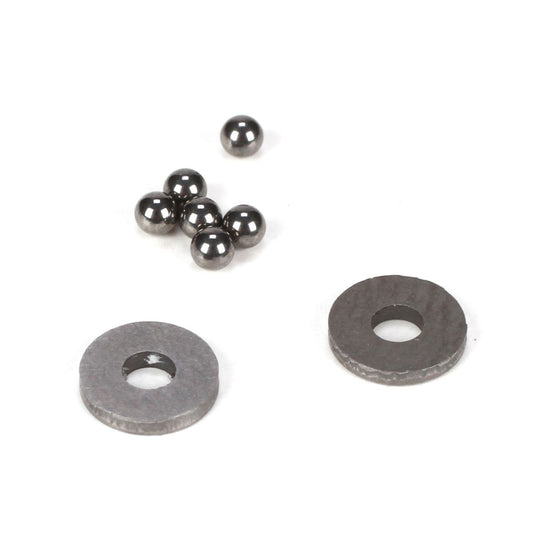 TLR Tungsten Carbide Diff Balls, 2mm (6) TLR2947