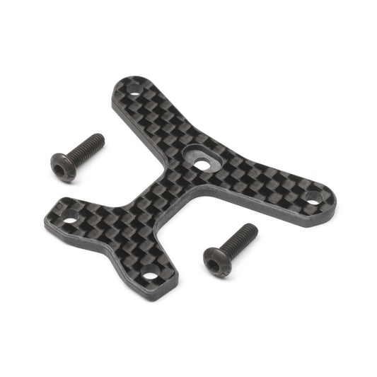 TLR Carbon Front Top Brace, Medium Flex: 22X-4 TLR331057