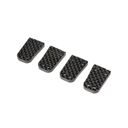 TLR Rear Hub, C Plate, Carbon: 8X, 8XE 2.0 TLR344057