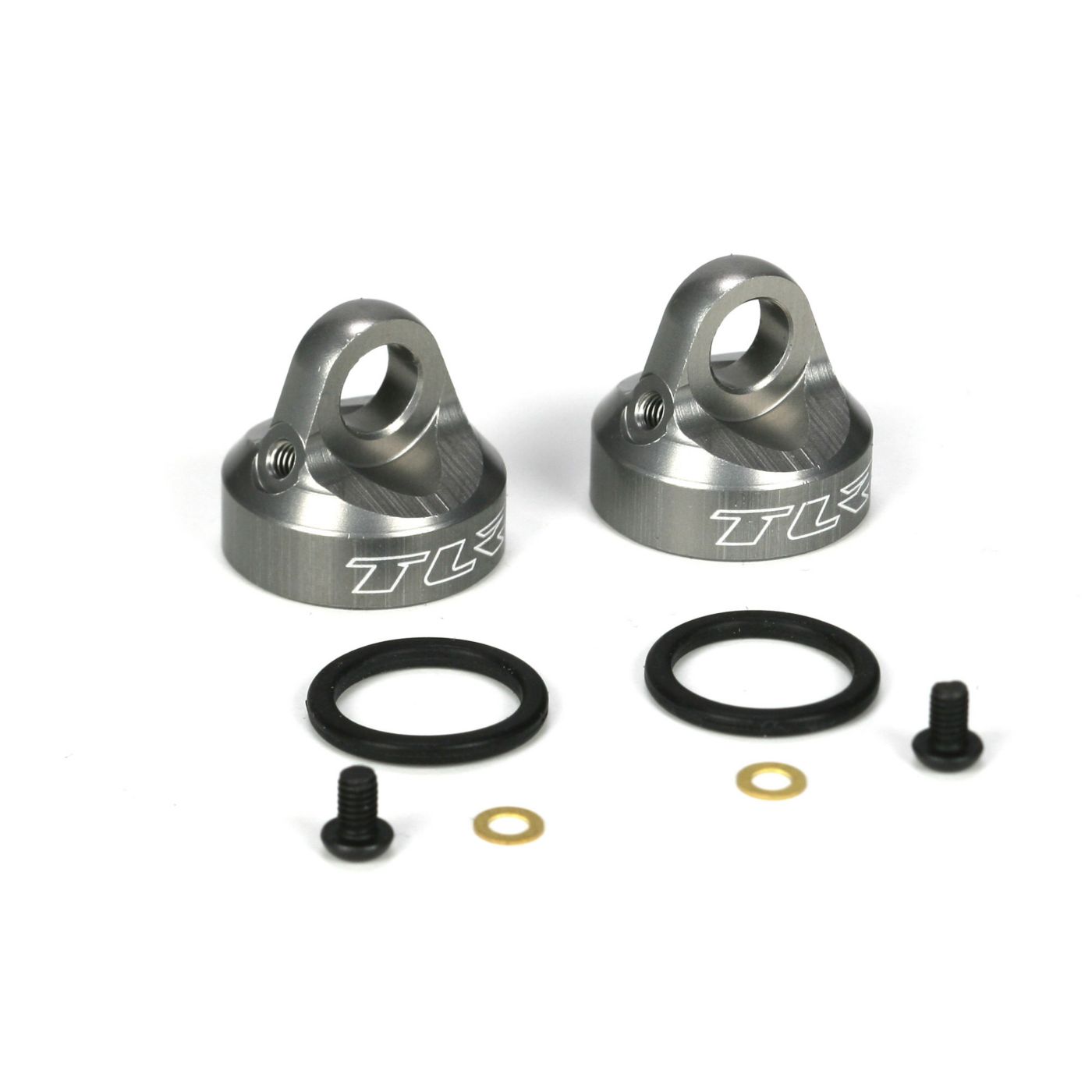 TLR Bleeder Shock Caps, Aluminum (2): TEN TLR5062