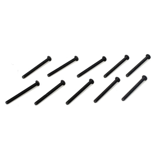 TLR Button Head Screws, M3 x 35mm (10) TLR5906