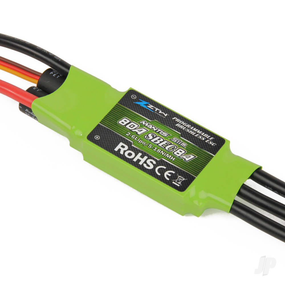 ZTW Mantis Slim 80A SBEC ESC (2-6 Cells) 2080271