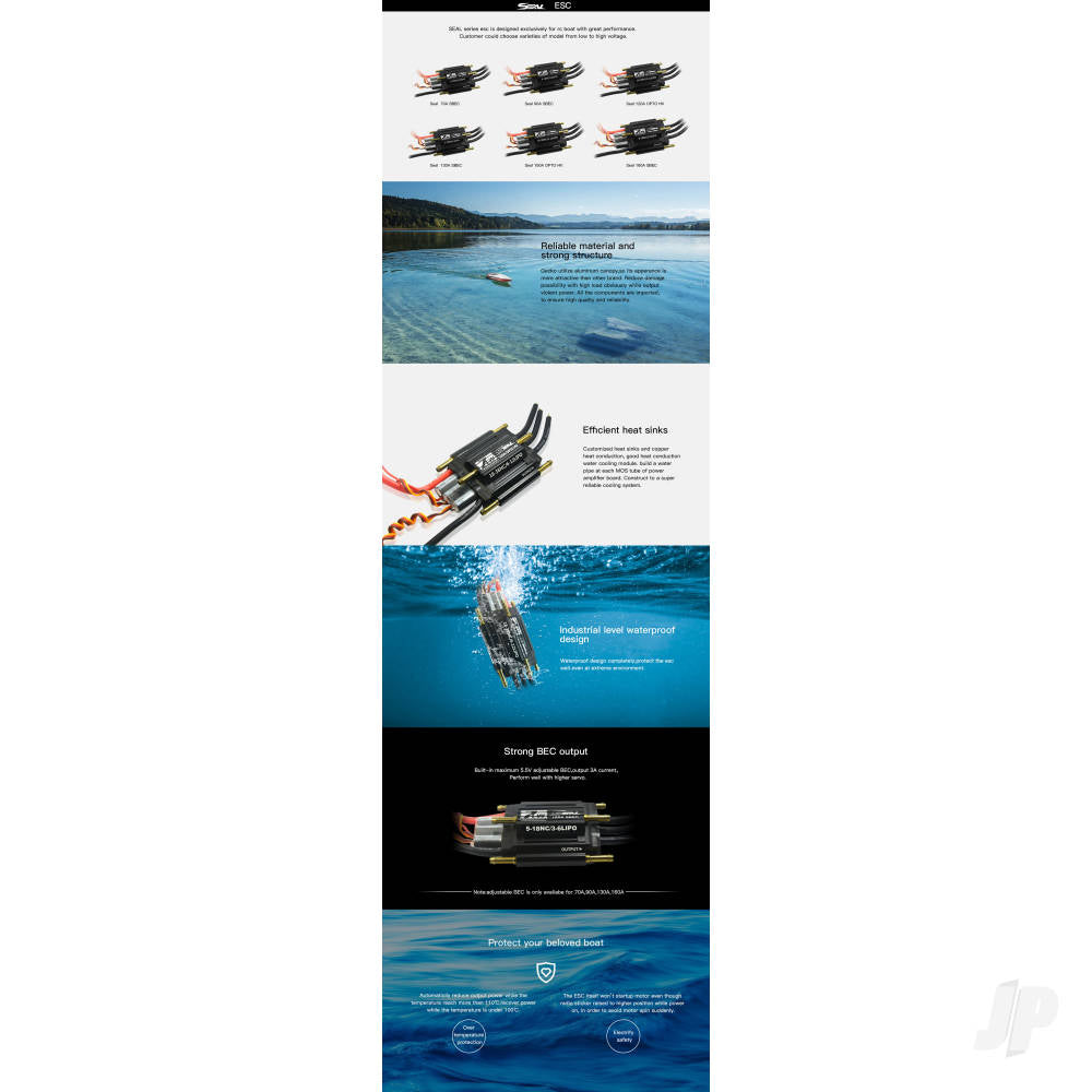 ZTW Seal 120A Opto ESC (6-12 Cells) 6120400