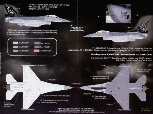 Zotz ZTZ32003 1:32 General-Dynamics F-16A Fighting Falcon