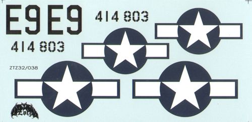Zotz ZTZ32038 1:32 North-American P-51D Mustangs