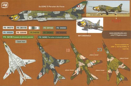 Zotz ZTZ32041 1:32 Sukhoi Su-22M/3 Fitter