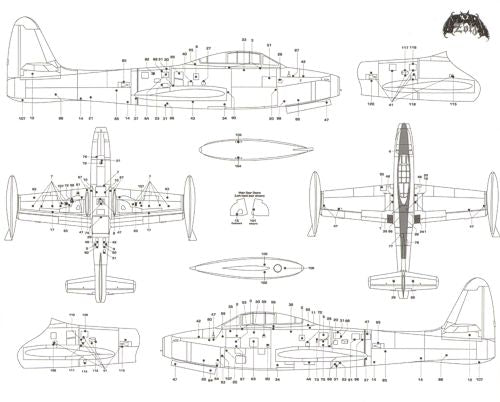 Zotz ZTZ32044 1:32 Republic F-84E/F-84G Thunderjet