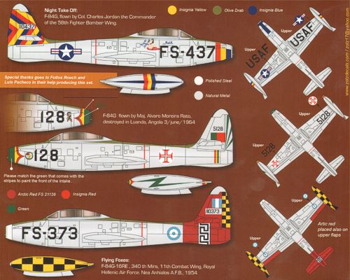 Zotz ZTZ32045 1:32 Republic F-84E/F-84G Thunderjet