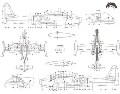 Zotz ZTZ32045 1:32 Republic F-84E/F-84G Thunderjet