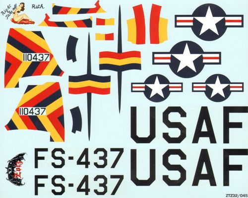 Zotz ZTZ32045 1:32 Republic F-84E/F-84G Thunderjet