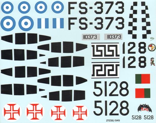 Zotz ZTZ32045 1:32 Republic F-84E/F-84G Thunderjet
