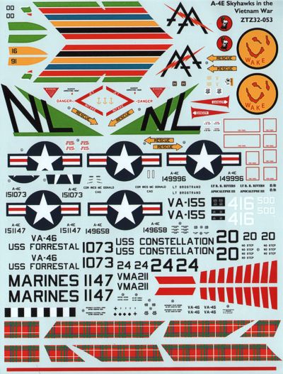 Zotz ZTZ32053 1:32 Douglas A-4E Skyhawks in the Vietnam War
